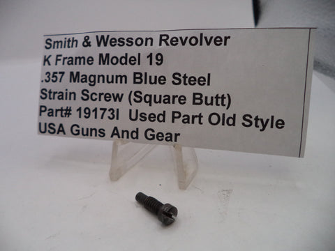 S&W K Frame Model 19 Strain Screw Blue (Square Butt)  .357 Magnum 1917I
