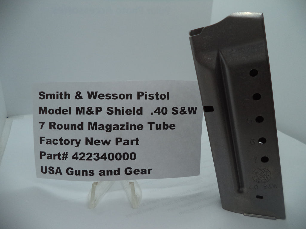 Smith & Wesson M&P Shield 40 Magazine Tube - 7 Round .40 S&W - Factory OEM 422340000