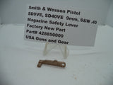 428850000 Smith & Wesson Pistol SD9VE, SD40VE Magazine Safety Lever 9mm, .40 S&W