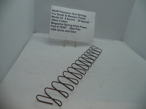 79351 Wolff S&W Model 52  5 Round Magazine Spring XP .38 Special