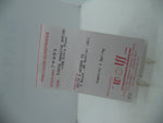 79351 Wolff S&W Model 52  5 Round Magazine Spring XP .38 Special
