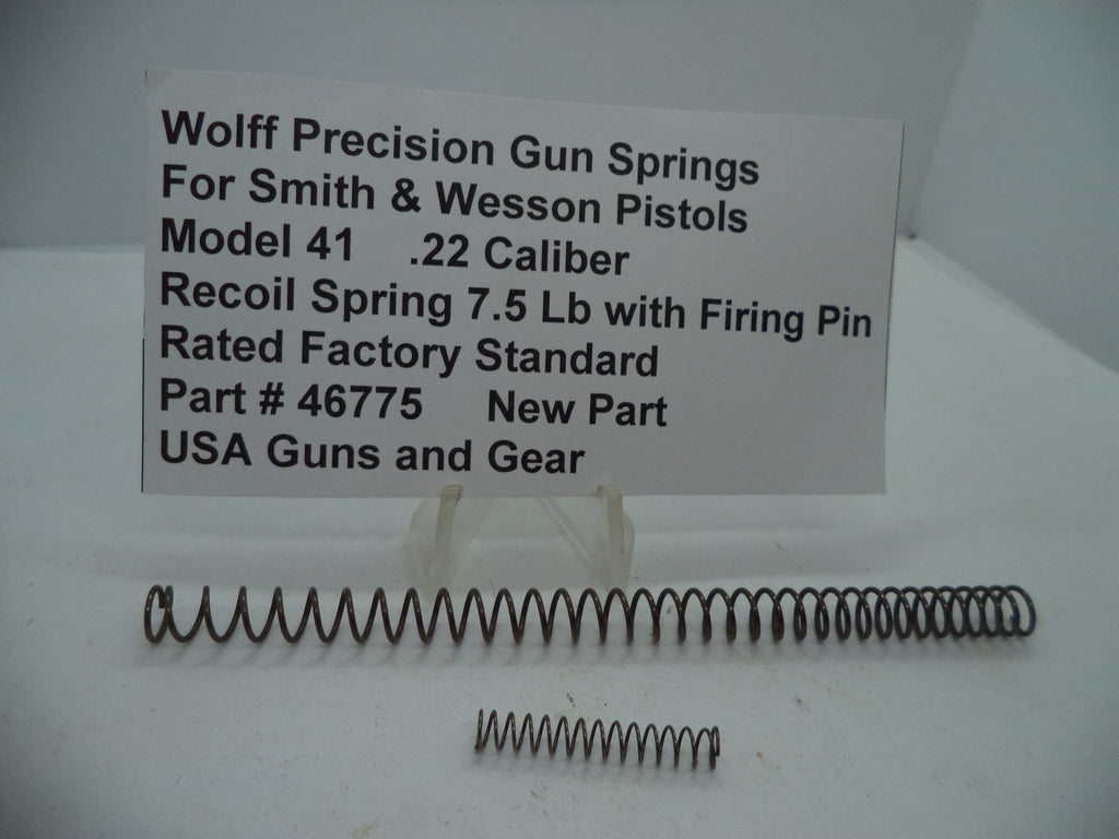 Wolff Recoil Spring for S&W Model 41 - 7.5 LB | .22 Caliber | Part 46775