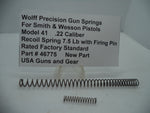 46775 Wolff S&W Pistols Model 41 Recoil Spring 7.5 Lb with Firing Pin .22 Caliber