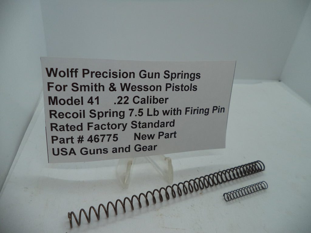 Wolff Recoil Spring for S&W Model 41 - 7.5 LB | .22 Caliber | Part 46775