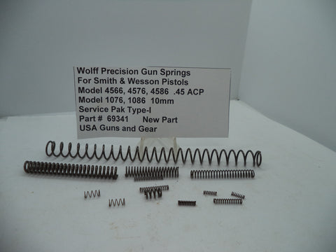 69341 Wolff Models 4566,4576,4586 .45ACP,  1076,1086 10mm Service Pak Type-1