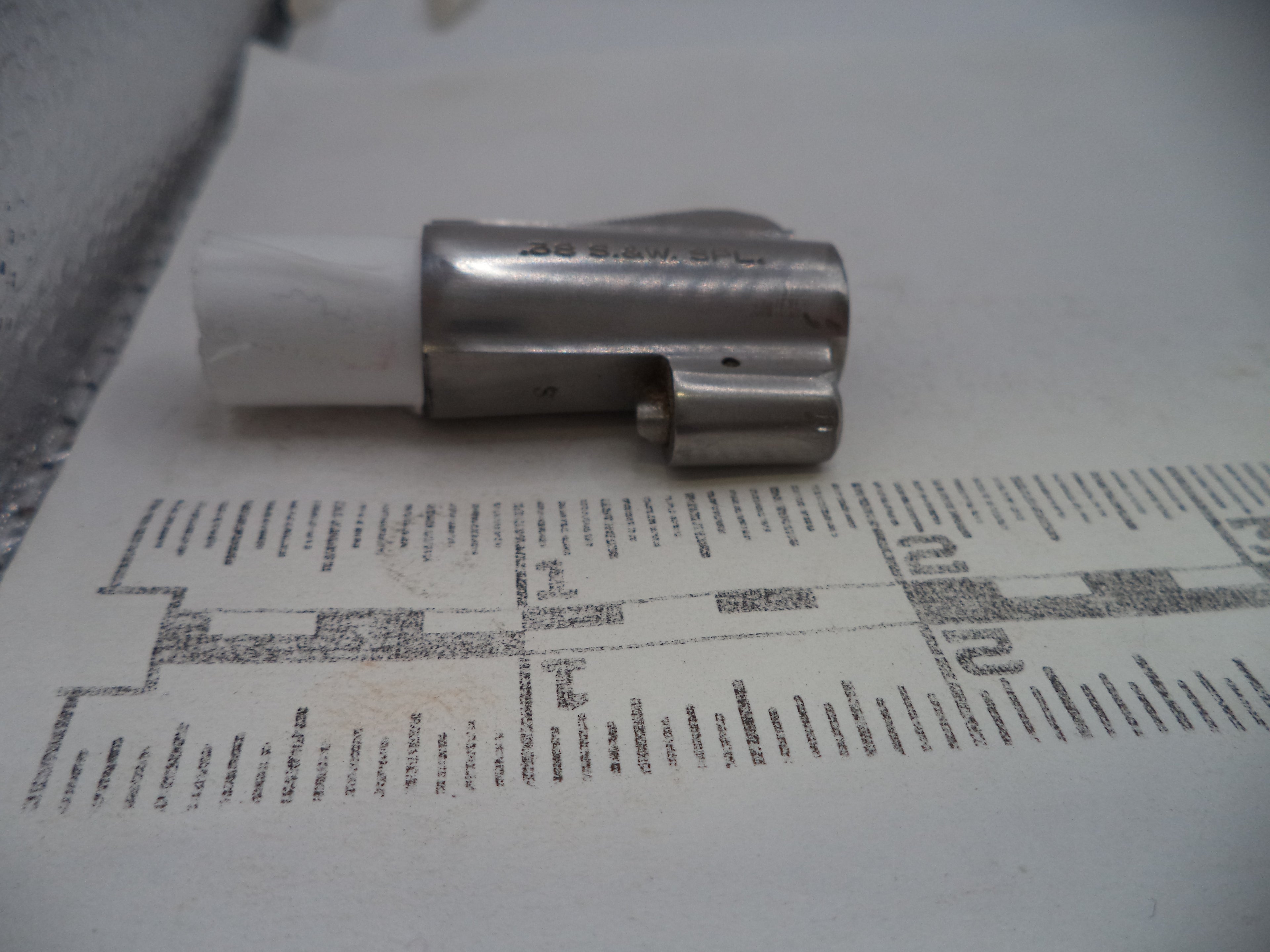 Smith & Wesson J Frame Model 60 .38 Special 2" Barrel Non-Pinned Stainless Steel 608