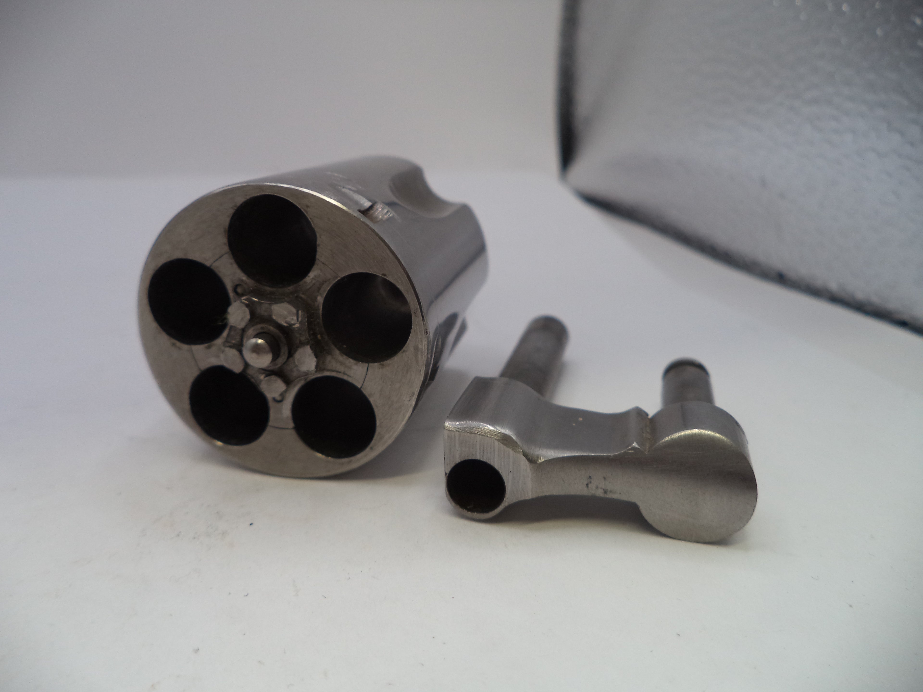 Smith & Wesson J Frame Model 60 Cylinder Assembly .38 Special Stainless Steel Used OEM 6063A
