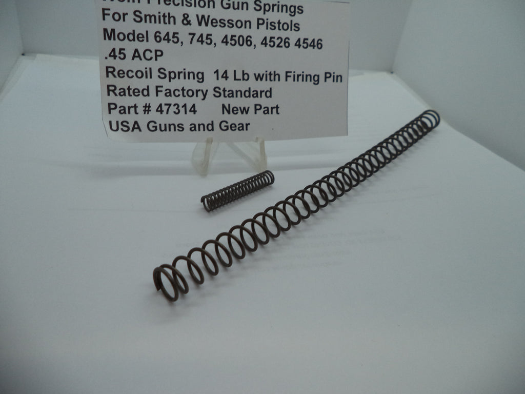 Wolff Factory Standard Recoil Spring for S&W 645/745/4506 .45 ACP - 14 LB | Part 47314