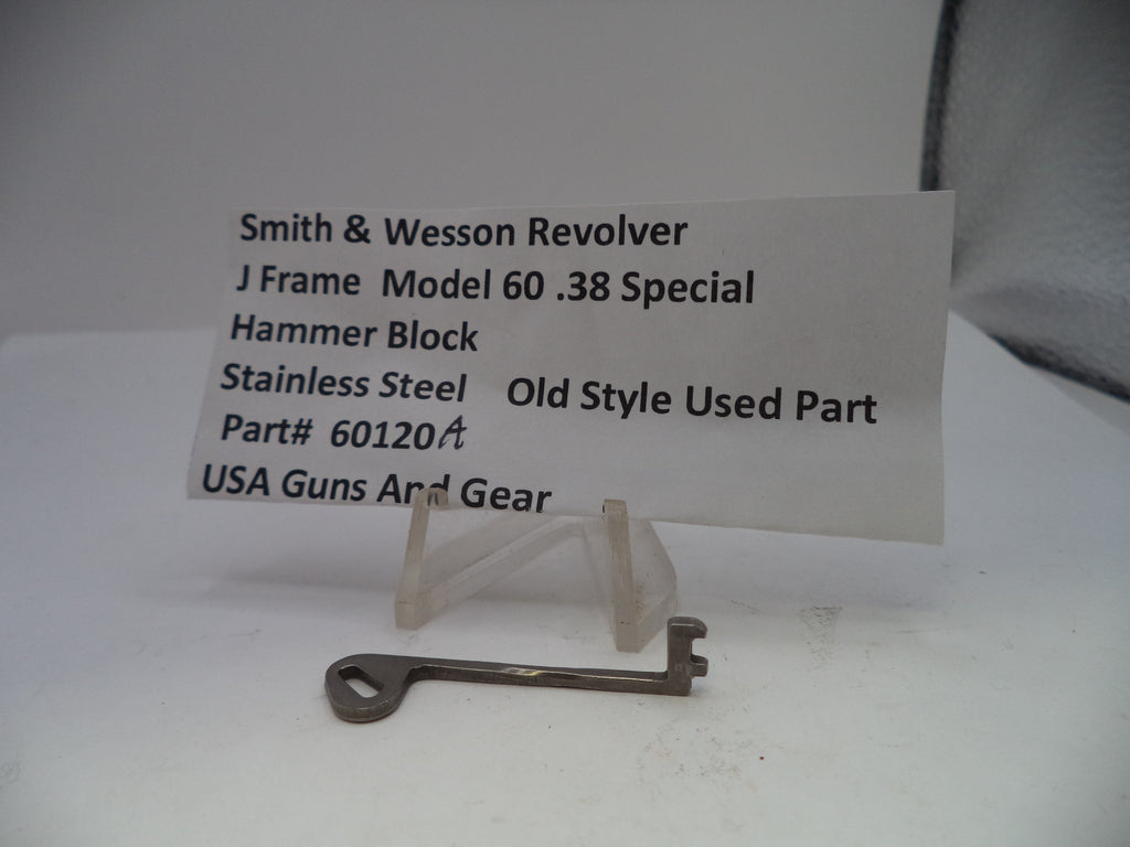 Smith & Wesson J Frame Model 60 Hammer Block .38 Special - 60120A