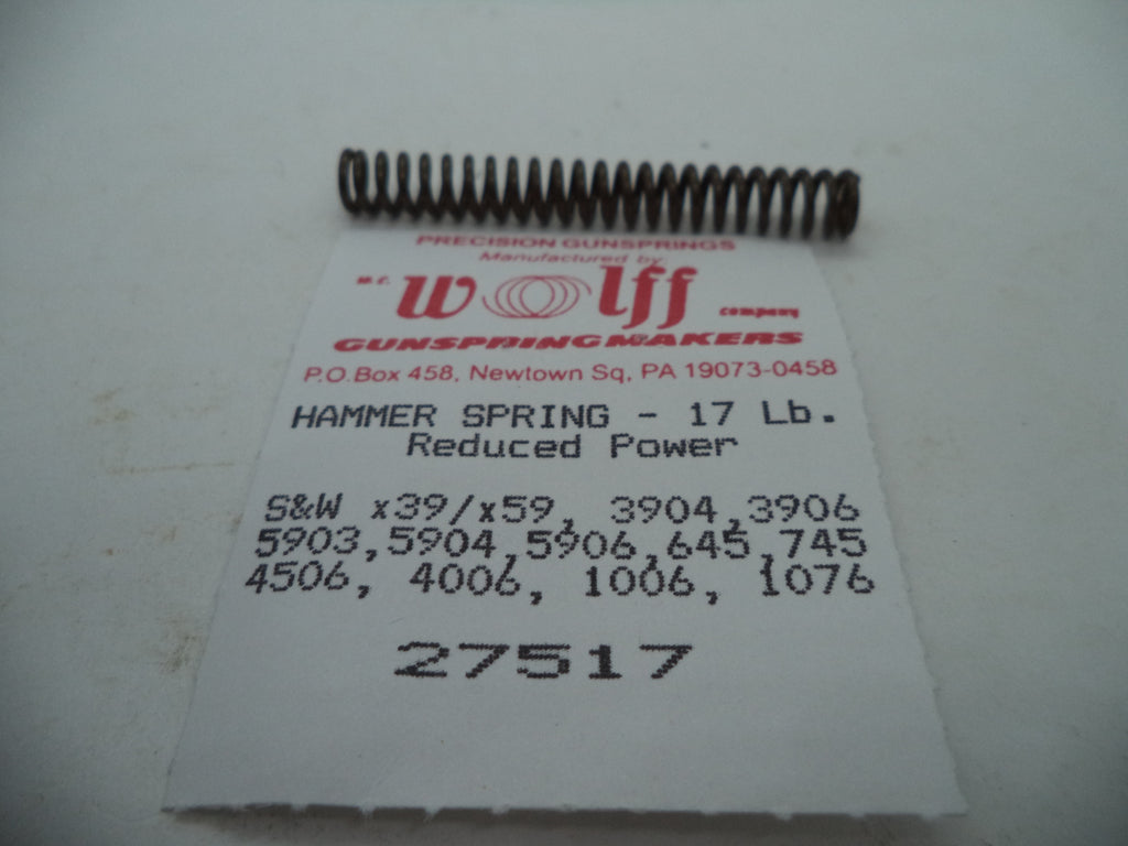 Wolff Hammer Spring Pak for S&W Pistols - 16/17/18 LB | 9mm/10mm/.40/.45 | Part 26581
