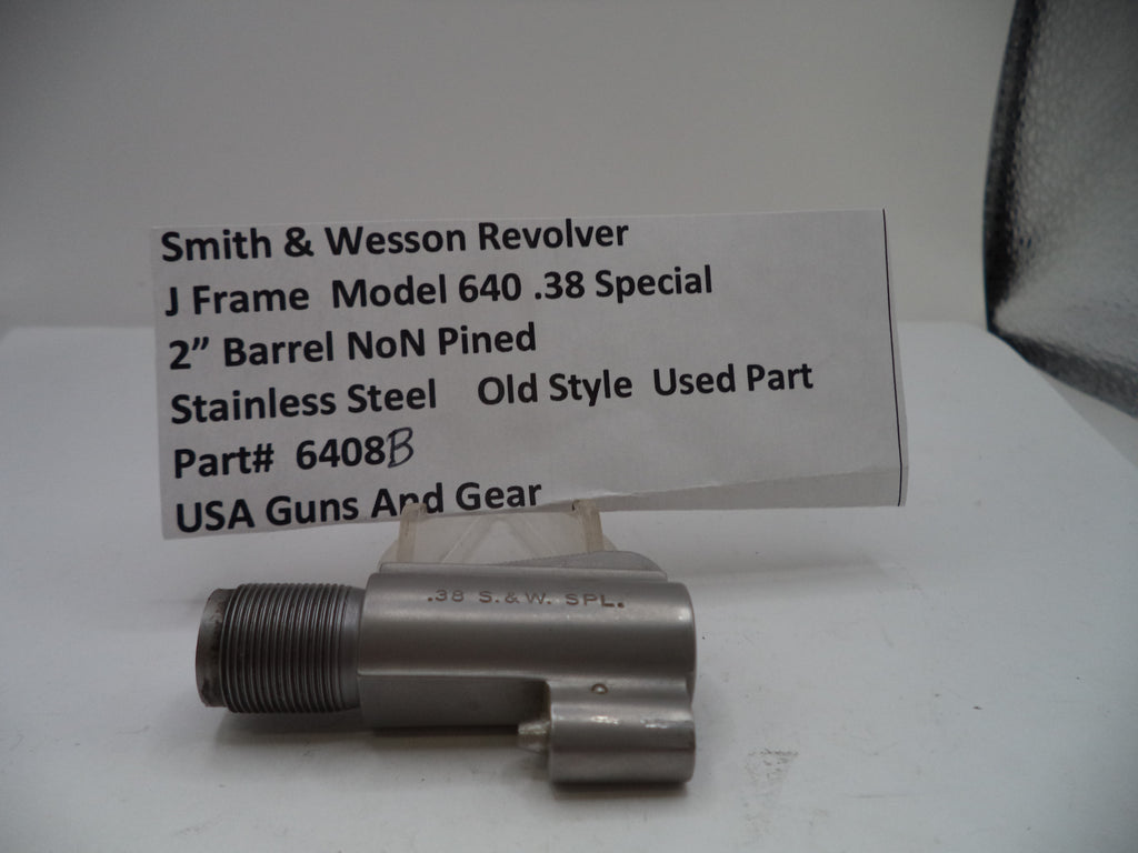 Smith & Wesson J Frame Model 640 Stainless Steel 2" Barrel Non-Pinned Old Style 6408B
