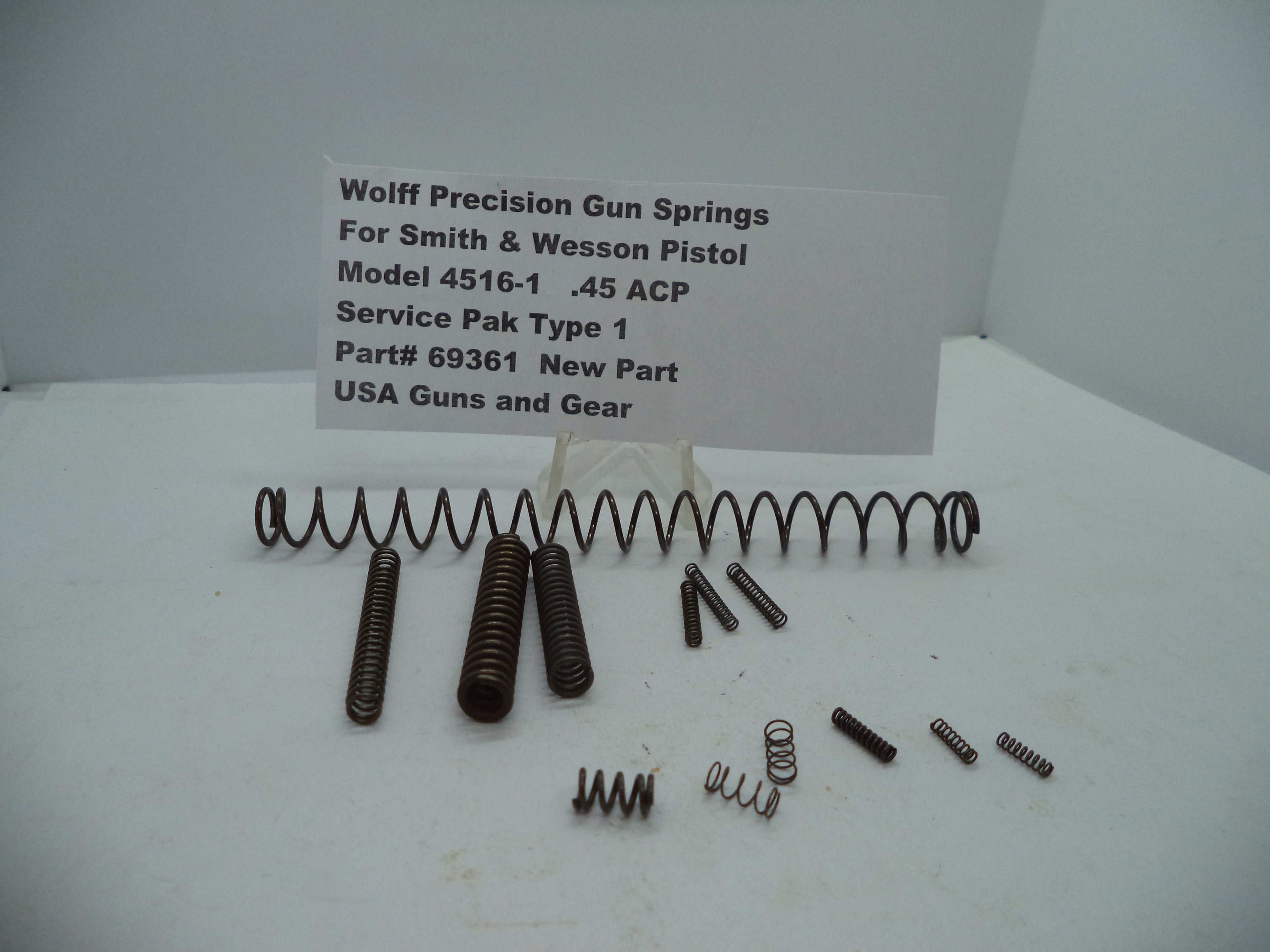 69361 Wolff Service Pak Type 1 - S&W 4516 4516-1 .45 ACP
