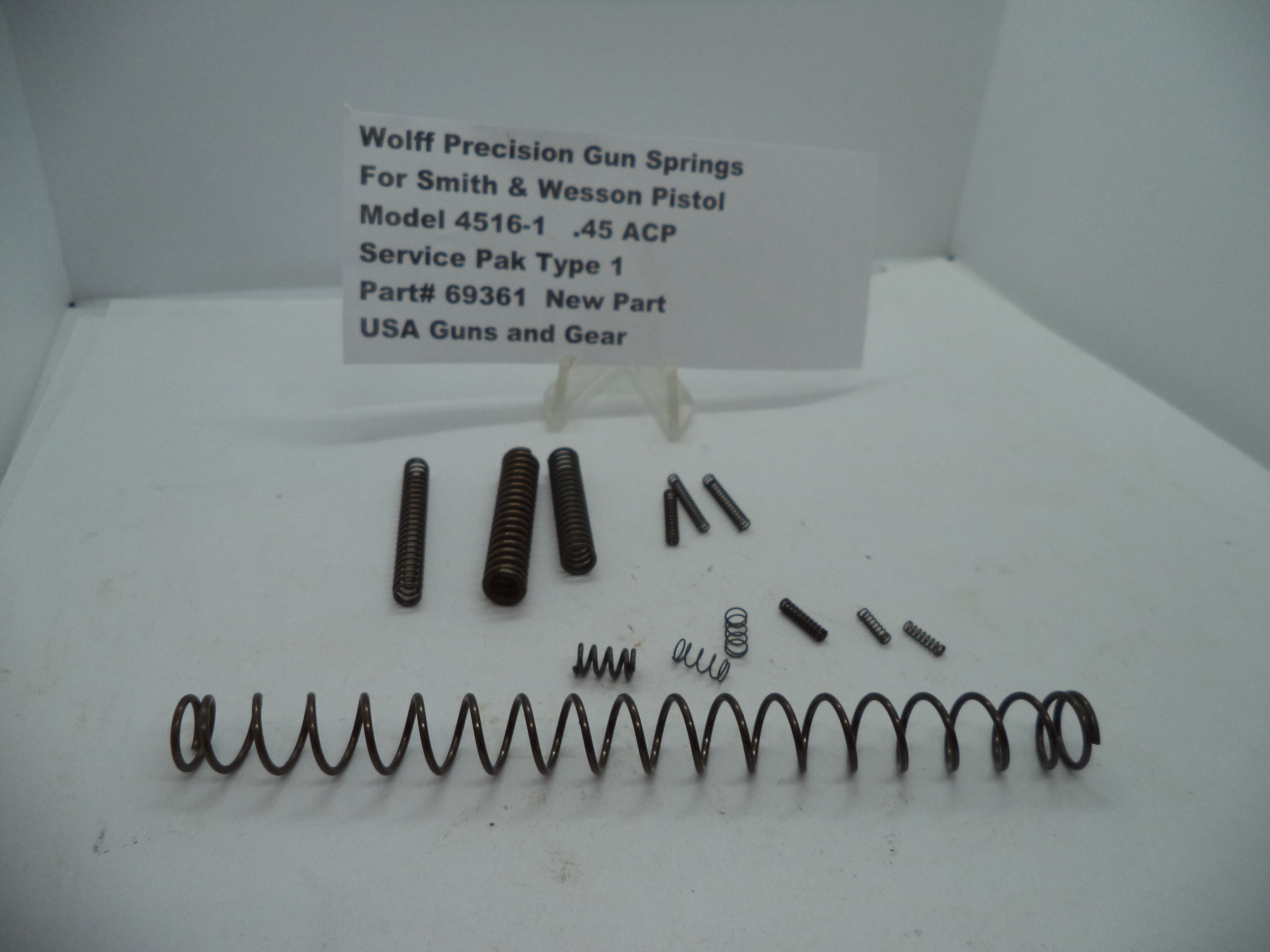 69361 Wolff Service Pak Type 1 - S&W 4516 4516-1 .45 ACP
