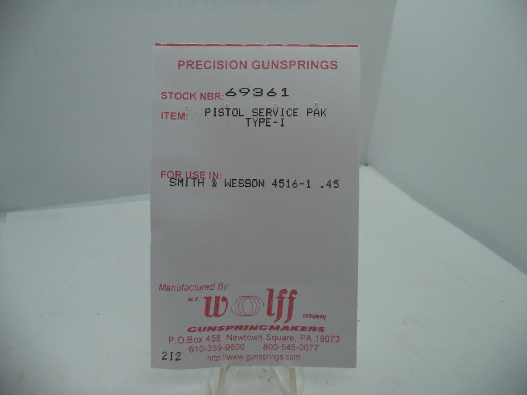 69361 Wolff Service Pak Type 1 - S&W 4516 4516-1 .45 ACP