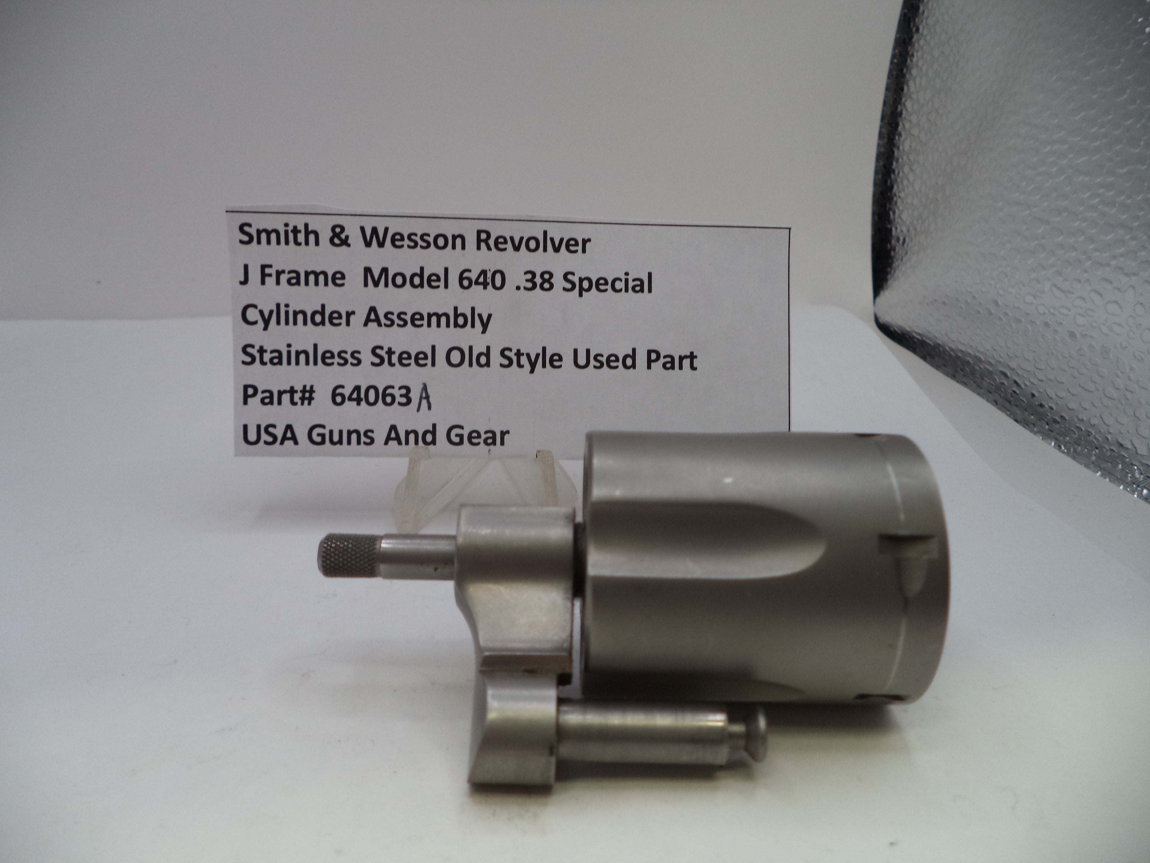 Smith & Wesson J Frame Model 640 Cylinder Assy .38 Special 64063A