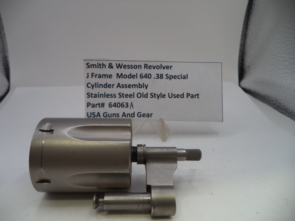 Smith & Wesson J Frame Model 640 Cylinder Assy .38 Special 64063A