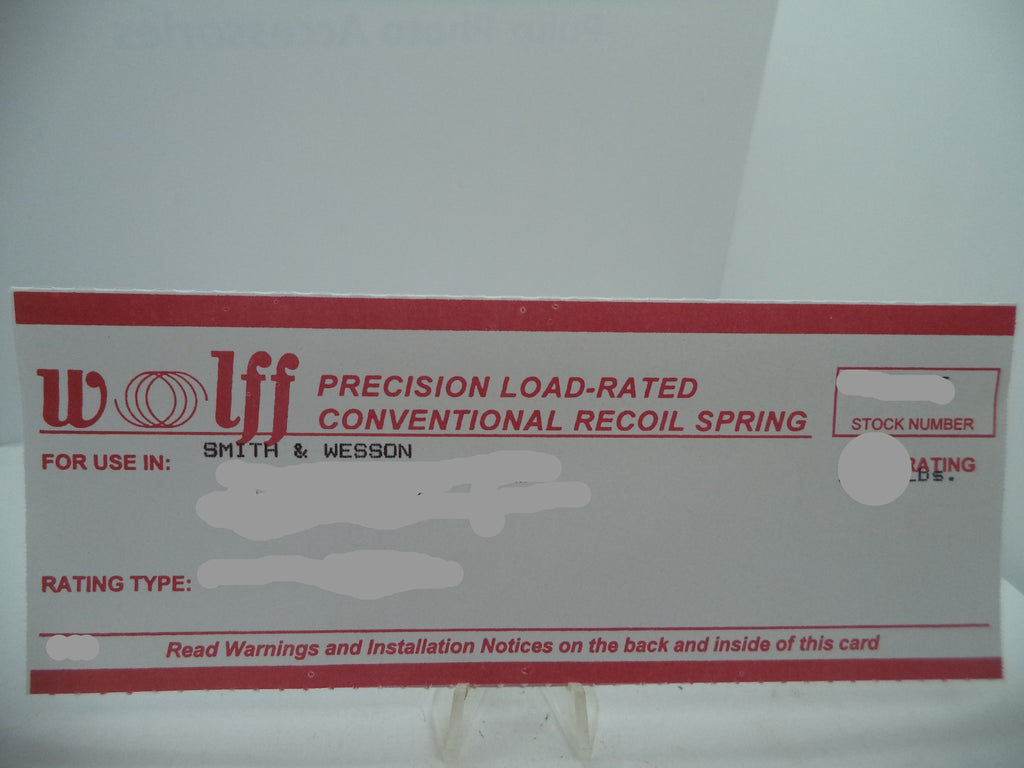 Wolff 17LB Extra Power Recoil Spring for S&W M&P 9mm/40/357 Full Size - Part 53217