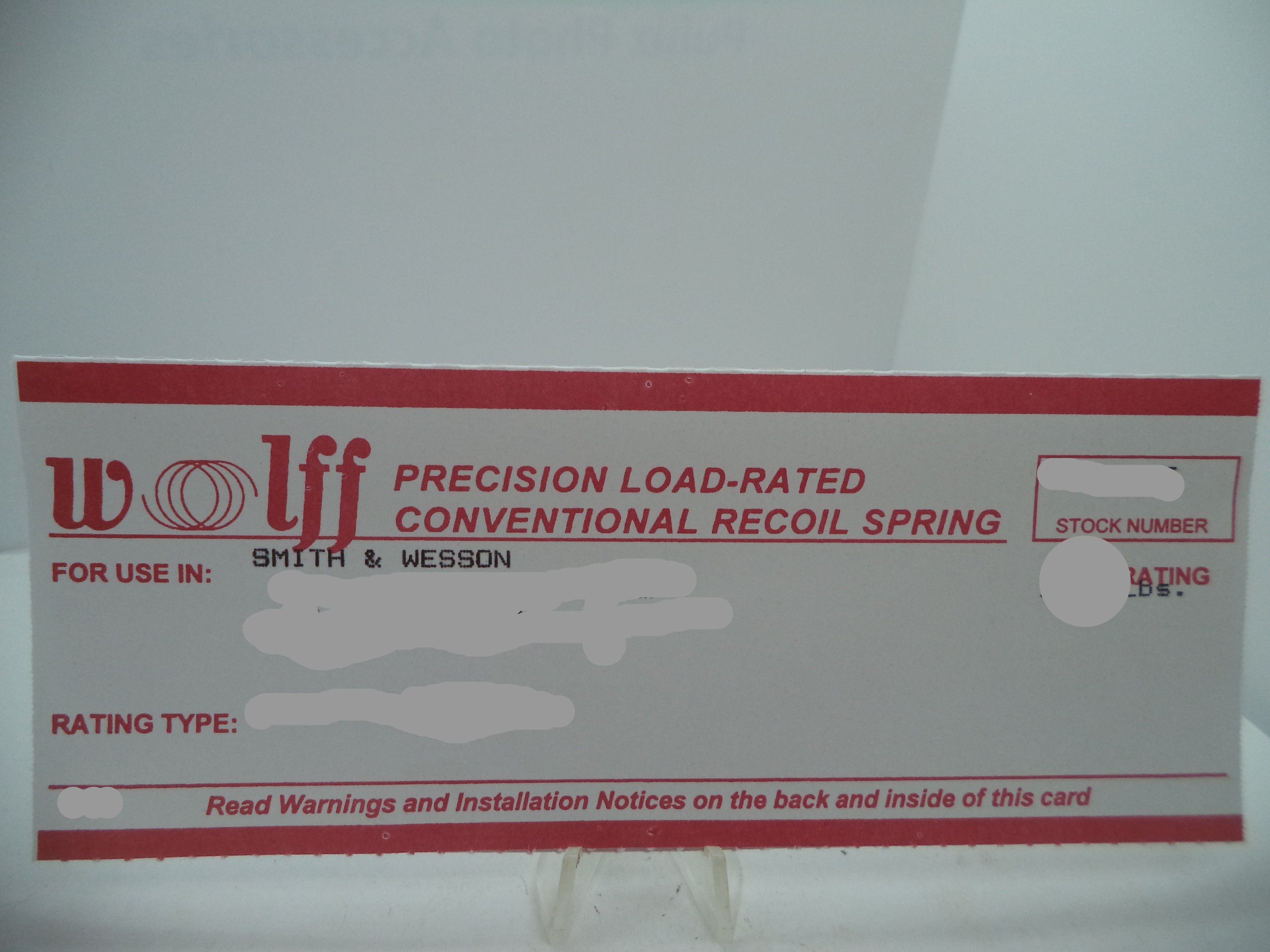 Wolff 10lb Reduced Power Recoil Spring - S&W M&P Full Size 9mm/.40/.357 | Part #53210