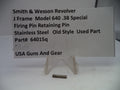 Smith & Wesson J Frame Model 640 Firing Pin Retaining Pin Stainless Steel .38 Special 64015Q