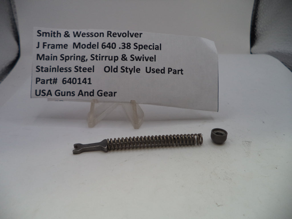 Smith & Wesson J Frame Model 640 .38 Special Main Spring Stirrup & Swivel Assembly - Stainless Steel 640141
