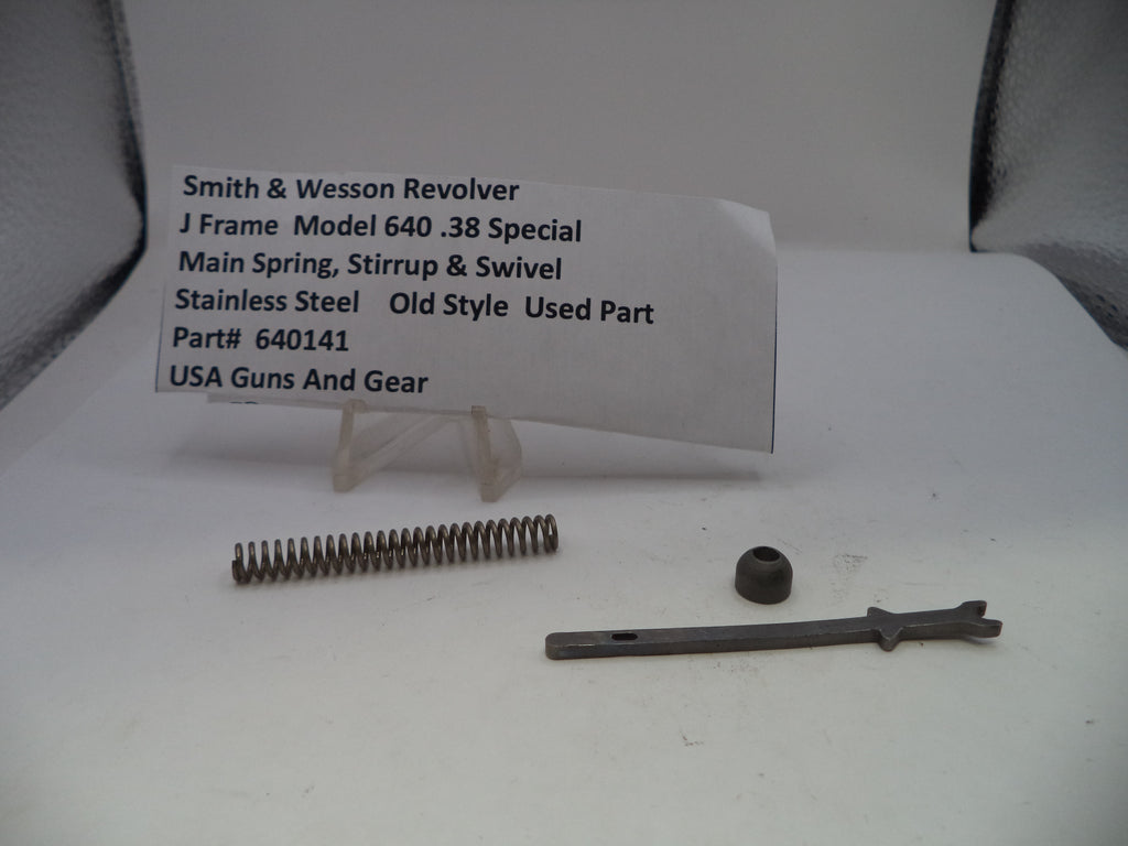 Smith & Wesson J Frame Model 640 .38 Special Main Spring Stirrup & Swivel Assembly - Stainless Steel 640141