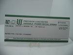 47008 Wolff Smith & Wesson Pistol 52-2 .38 Special  Recoil Spring 8 LB