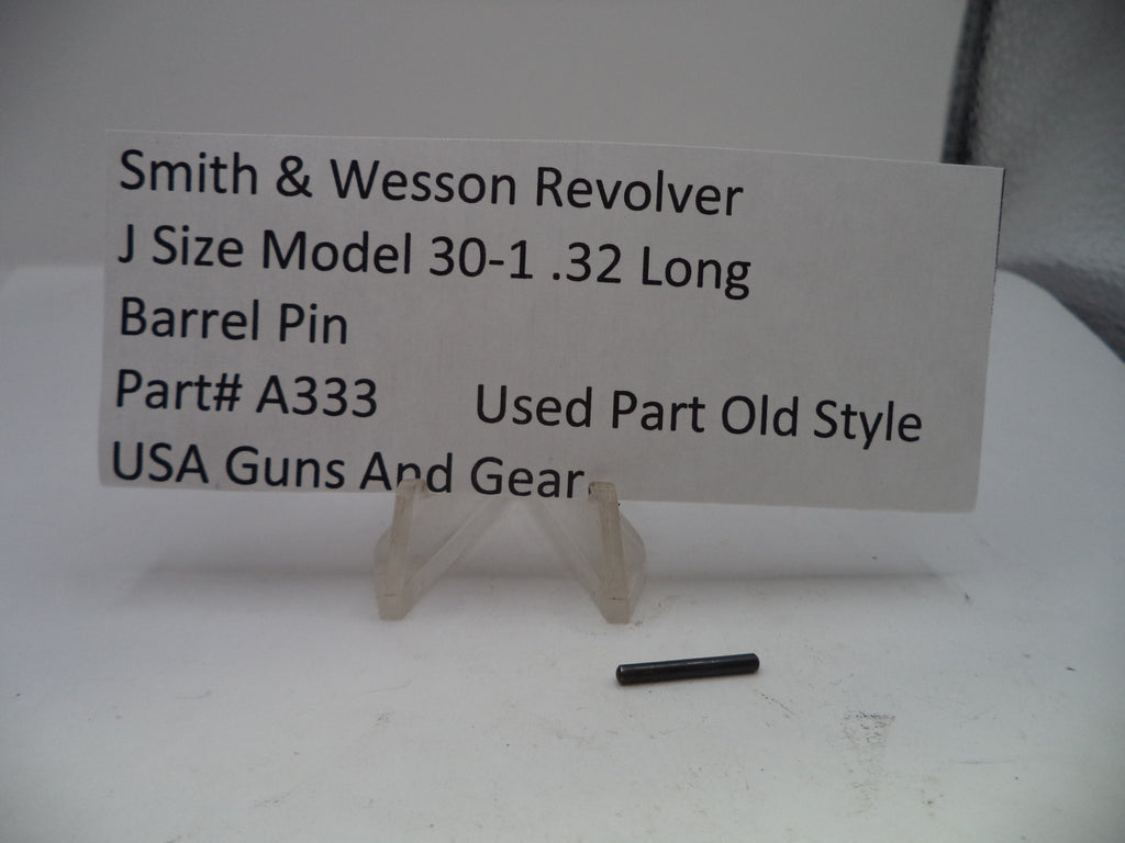 Smith & Wesson J Frame Barrel Pin - Blue Steel - Model 30-1 .32 Long A333