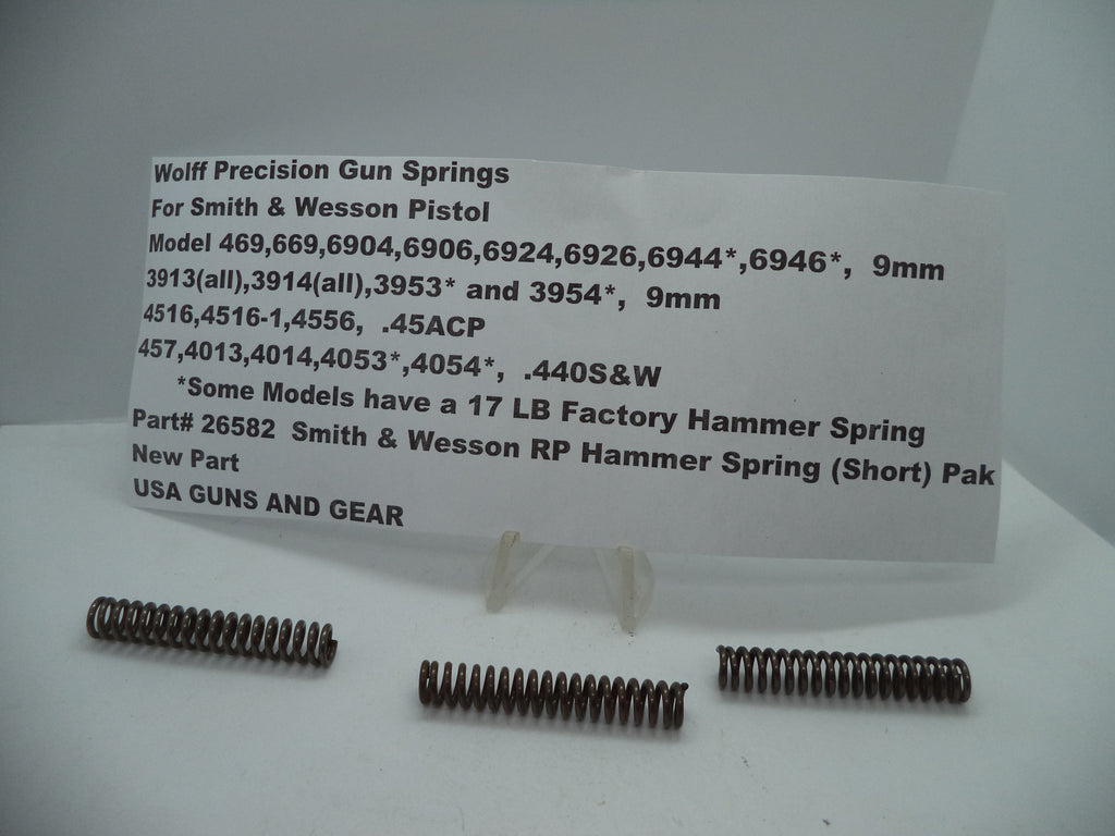 26582 Wolff Hammer Spring Pak - S&W 4053 4013 3913 | 17/18/19 LB