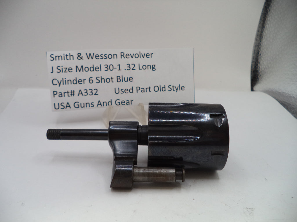 Smith & Wesson J Frame Cylinder 6-Shot Blue Steel .32 Long - Model 30-1 A332