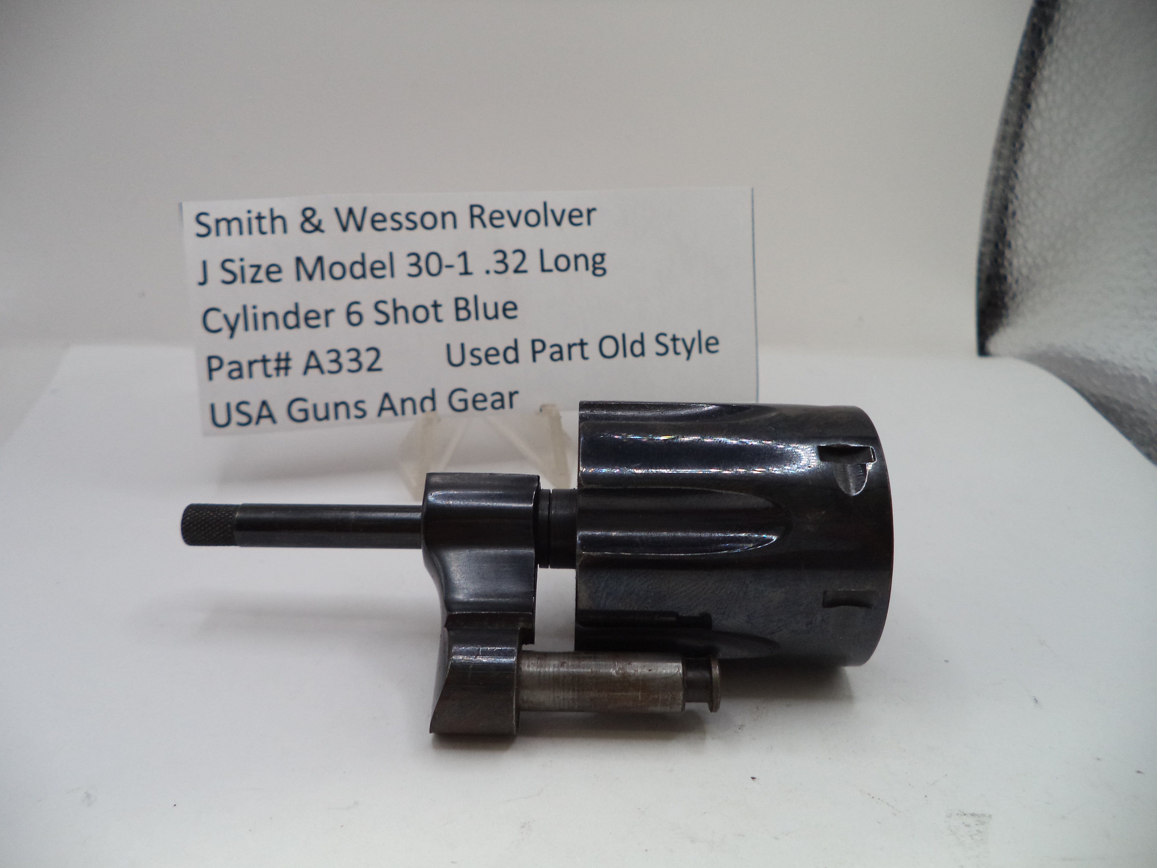 Smith & Wesson J Frame Cylinder 6-Shot Blue Steel .32 Long - Model 30-1 A332