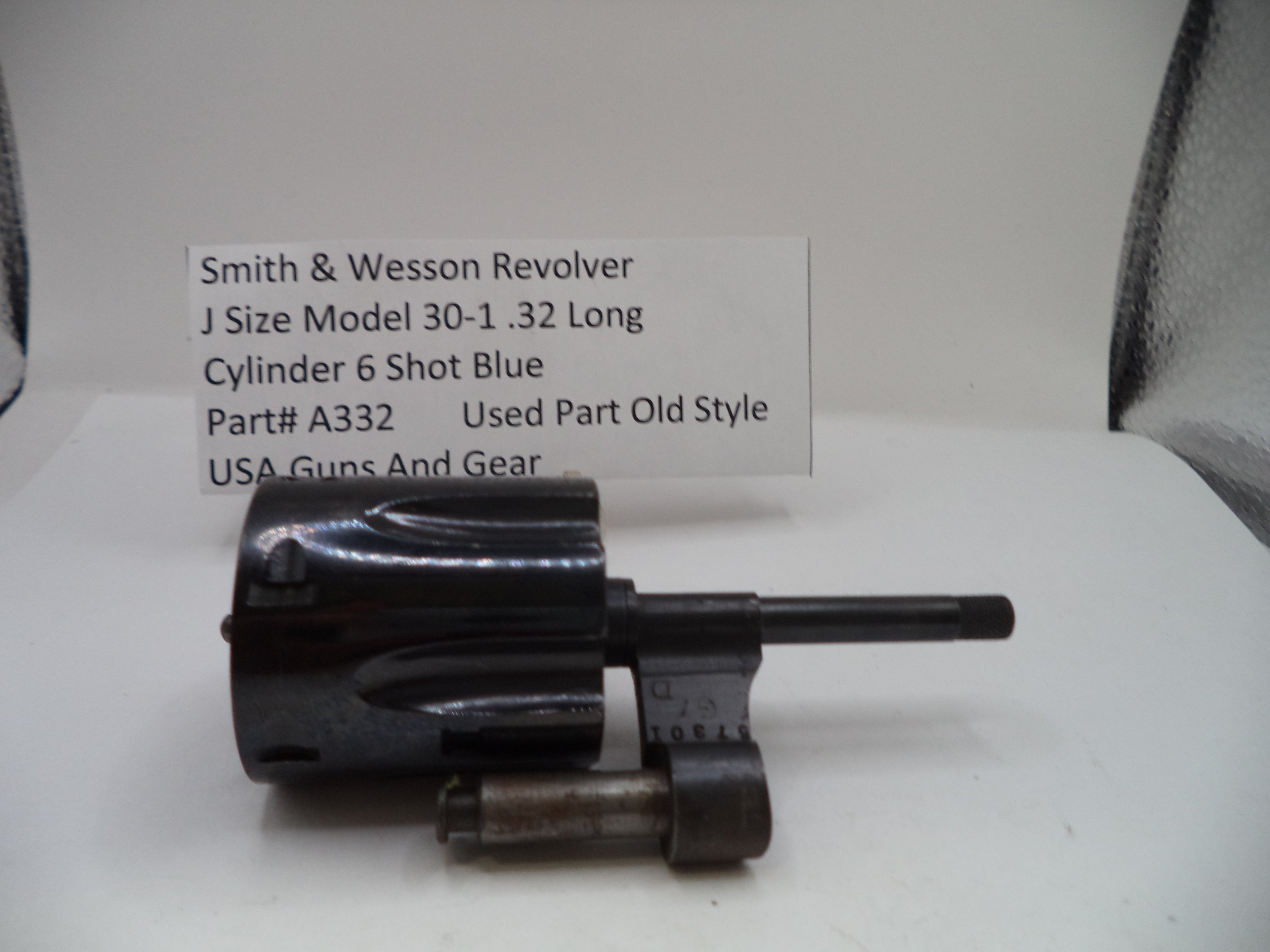 Smith & Wesson J Frame Cylinder 6-Shot Blue Steel .32 Long - Model 30-1 A332