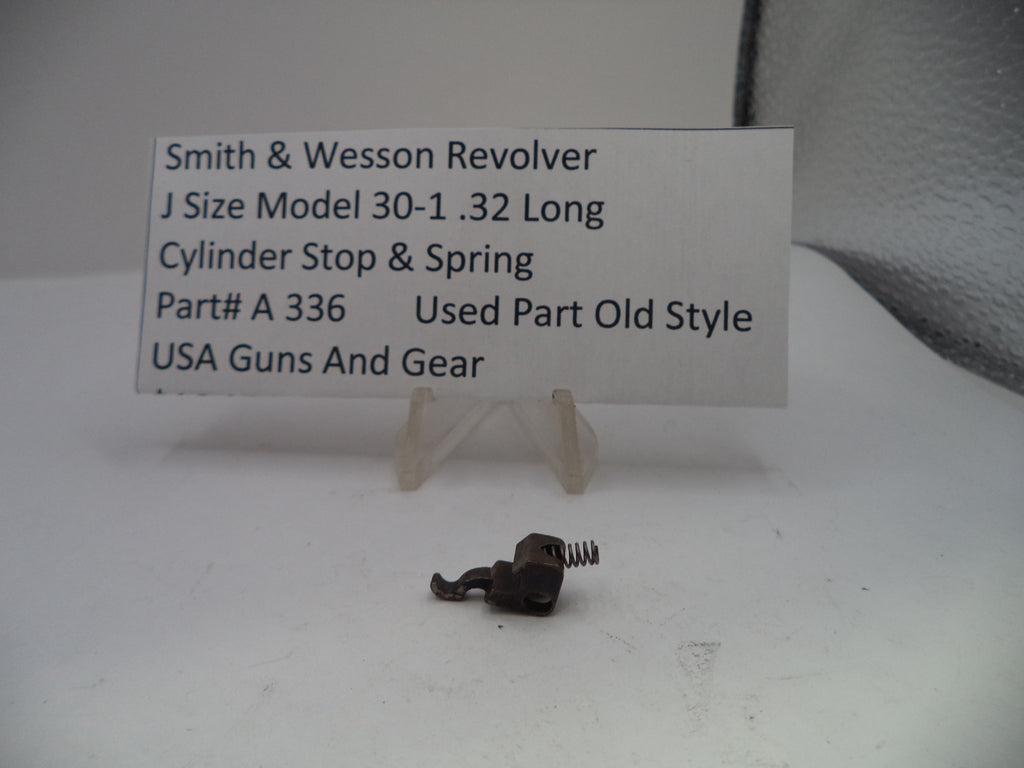 Smith & Wesson J Frame Model 30-1 .32 Long Cylinder Stop & Spring - Used OEM A336
