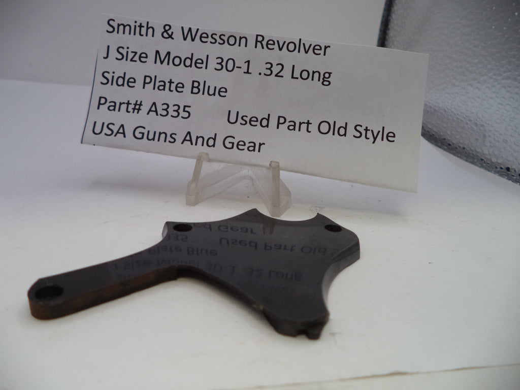 Smith & Wesson J Frame Side Plate Blue Steel .32 Long Model 30-1 Used OEM A335
