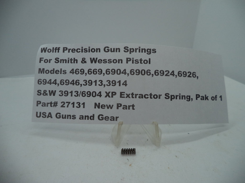 Wolff XP Extractor Spring 18LB for S&W 469/669/6904/6906/6924/6926/6944/6946/3913/3914 9mm - 27131