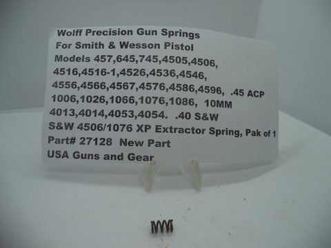 27128 Wolff S&W 457,645,745,4505,4506,4516,4516-1,4526,4536,4546, 4556..XP Extractor Spring