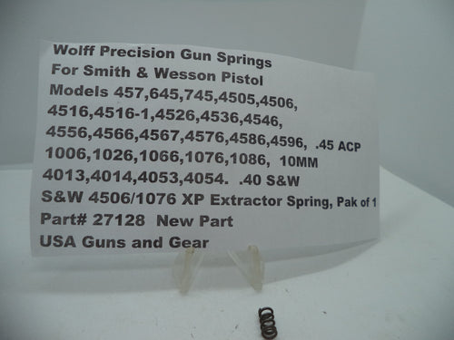 27128 Wolff XP Extractor Spring - S&W 4505 4506 645 .45 ACP | 10 LB