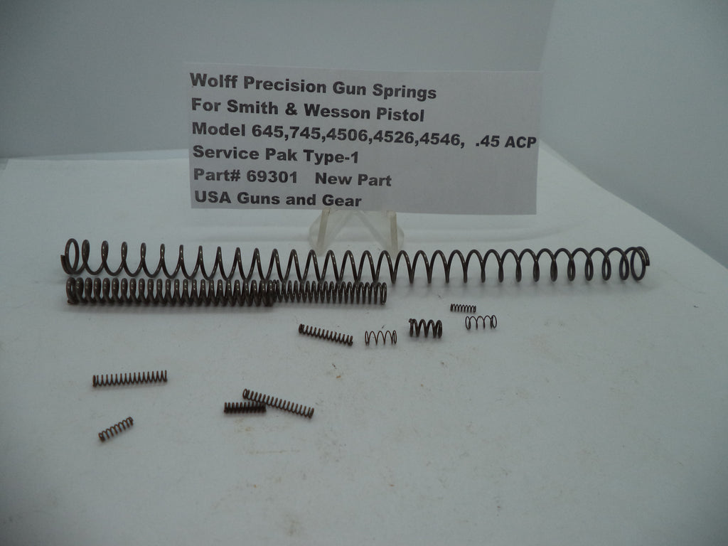 69301 Wolff S&W Pistol Model 645,745,4506,4526,4546, .45 ACP Service Pak Type-1