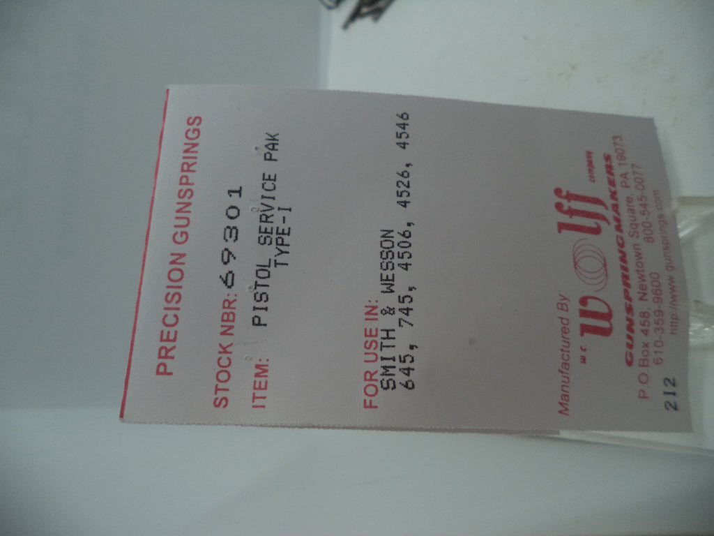 69301 Wolff S&W Pistol Model 645,745,4506,4526,4546, .45 ACP Service Pak Type-1