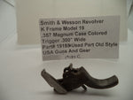 19185C Smith & Wesson K Frame Model 19 Trigger .300" Wide .357 Used Part