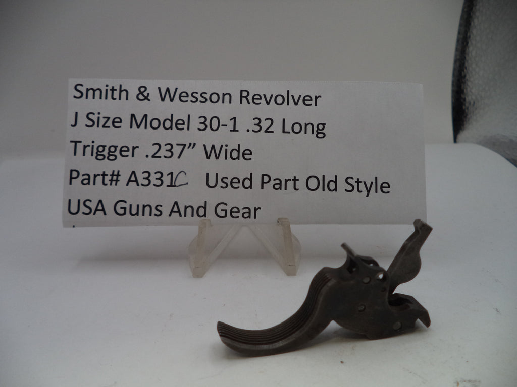 Smith & Wesson J Frame Trigger .237" Wide Spur .32 Long Model 30-1 Used OEM A331C