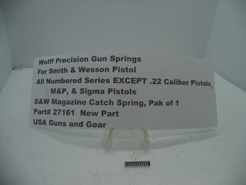 27161 Wolff for Smith & Wesson Magazine Catch Springs All* Series Pistols