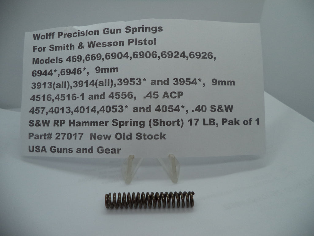 27017 Wolff Hammer Spring 17LB - S&W 4516 4053 4013 3913 Compact