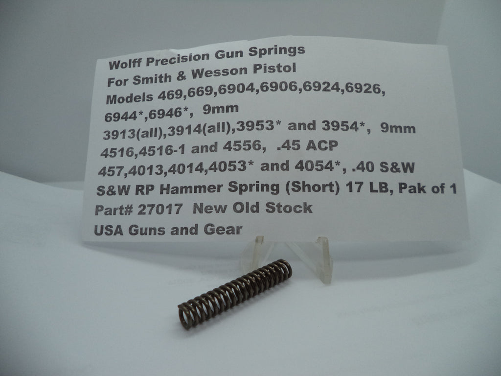 27017 Wolff Hammer Spring 17LB - S&W 4516 4053 4013 3913 Compact