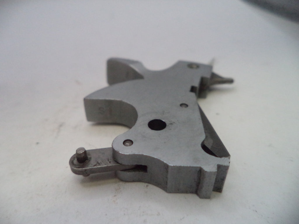 Metal mechanical component on a white background