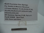 23808 Wolff SW J Frame Model 31-38, 42 49 442 60+ RP Hammer Spring 8 LB