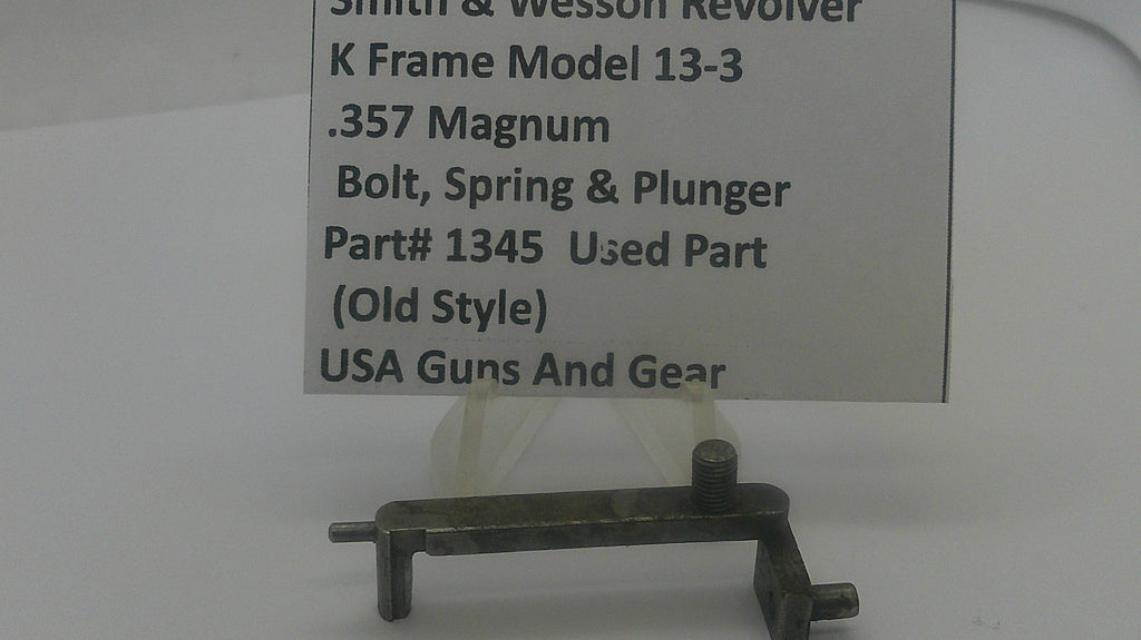 Smith & Wesson Smith & Wesson K Frame Model 13-3 Bolt, Spring, & Plunger 1345 Part 1345