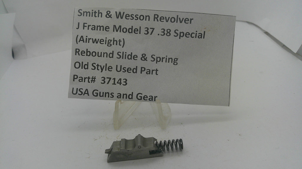 Smith & Wesson Smith & Wesson J Frame Model 37 rebound slide & Spring 37143 Part 37143