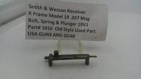 S&W K Frame Model 19 .357 Mag Bolt Spring Plunger 19V1 1016