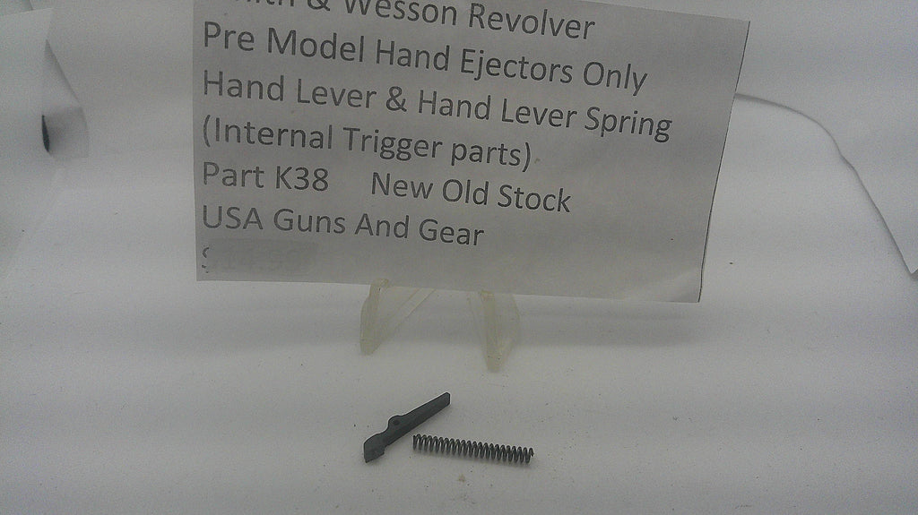Smith & Wesson Smith & Wesson Revolver Hand Lever & Spring for Pre Model Hand Ejectors Only K38 Part K38