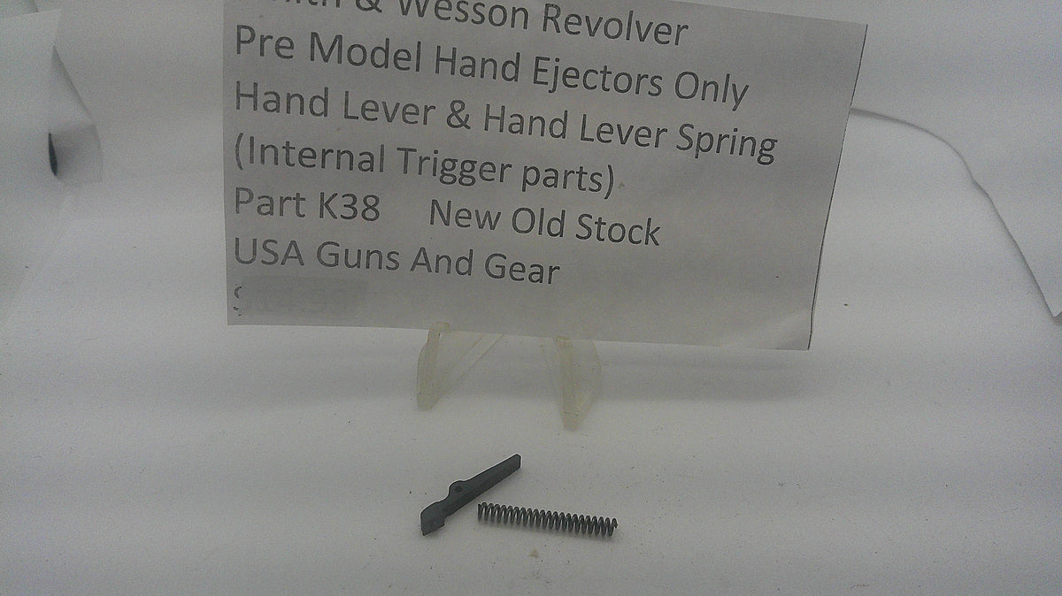 Smith & Wesson Smith & Wesson Revolver Hand Lever & Spring for Pre Model Hand Ejectors Only K38 Part K38